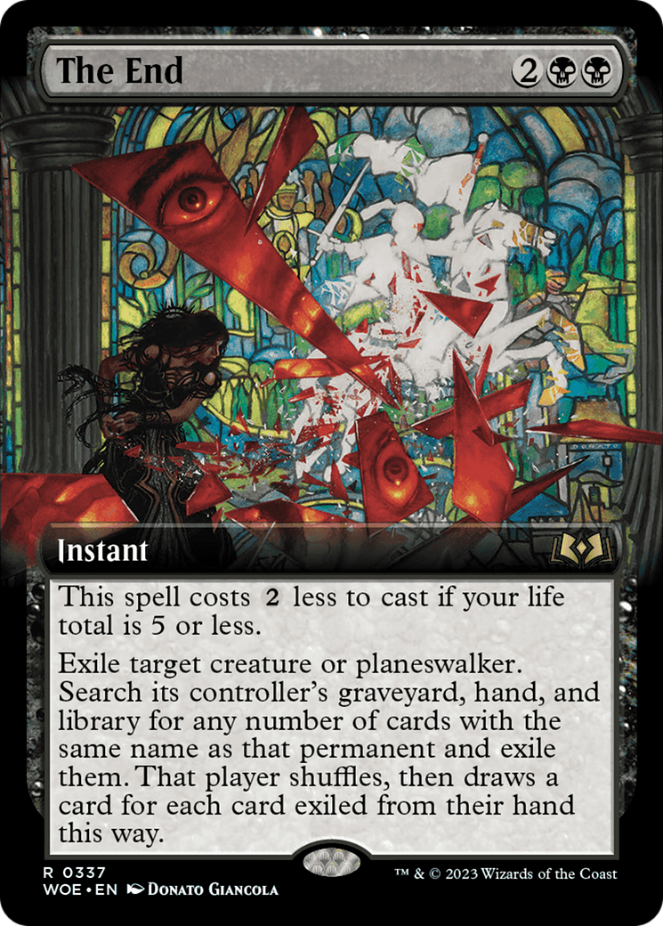 The End (Extended Art) [Wilds of Eldraine] | Mega City Incorporated