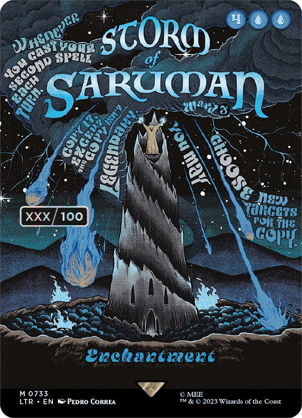 Storm of Saruman (Borderless Poster) (Serialized) [The Lord of the Rings: Tales of Middle-Earth] | Mega City Incorporated