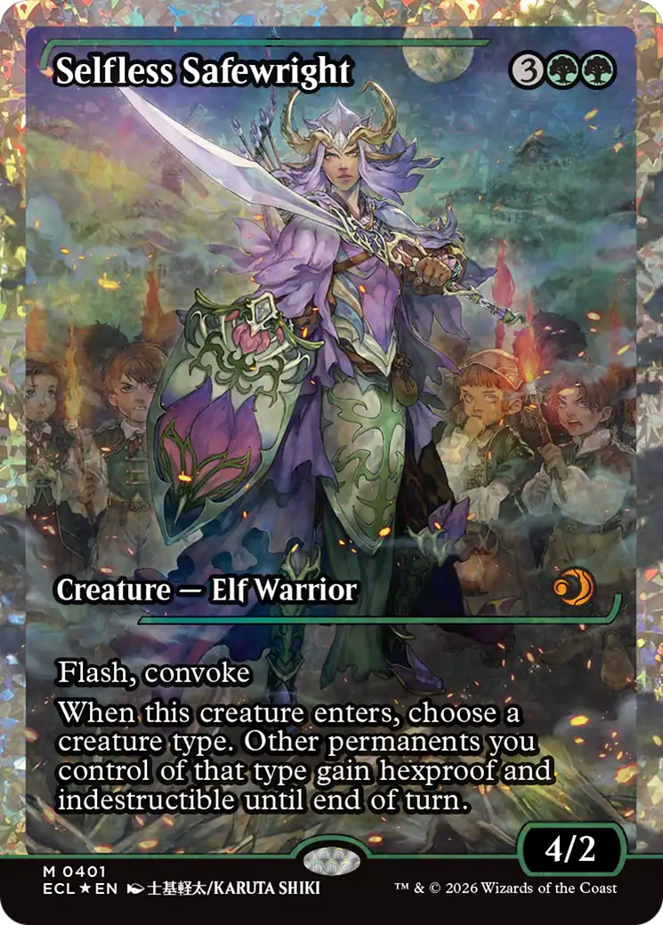 Selfless Safewright (Showcase) (Fracture Foil) [Lorwyn Eclipsed] | Mega City Incorporated