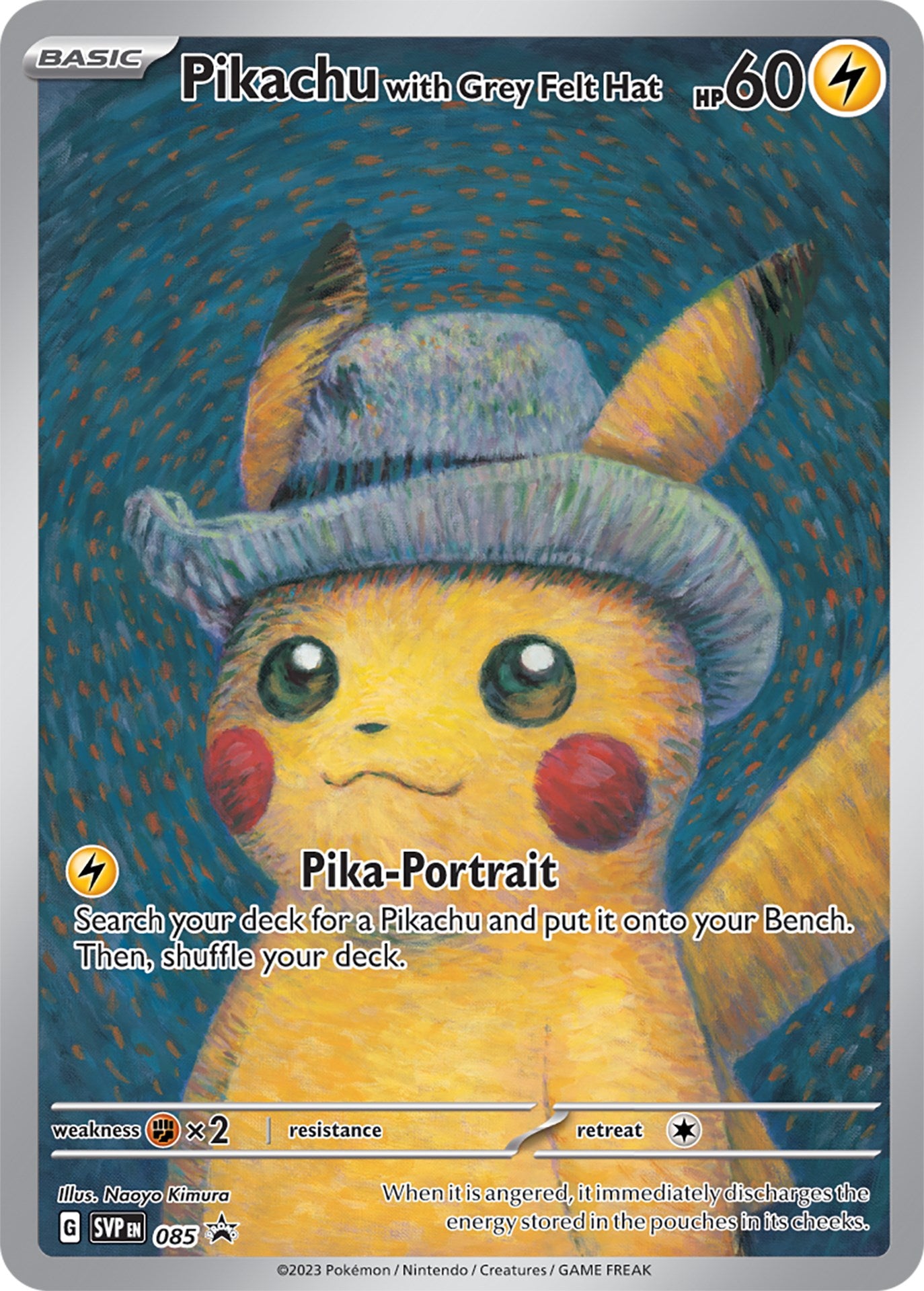 Pikachu with Grey Felt Hat (085) [Scarlet & Violet: Black Star Promos] | Mega City Incorporated