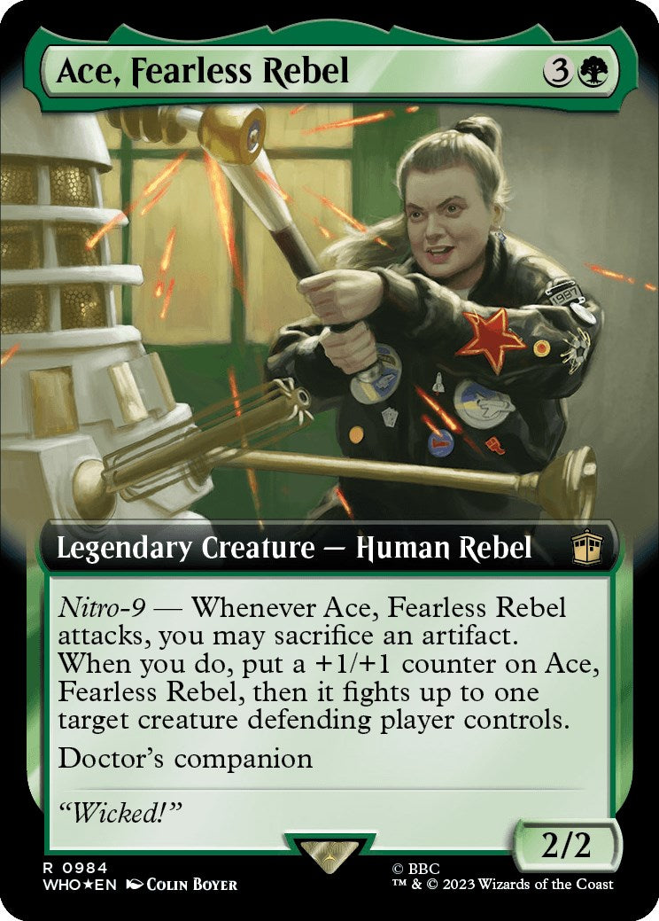 Ace, Fearless Rebel (Extended Art) (Surge Foil) [Doctor Who] | Mega City Incorporated