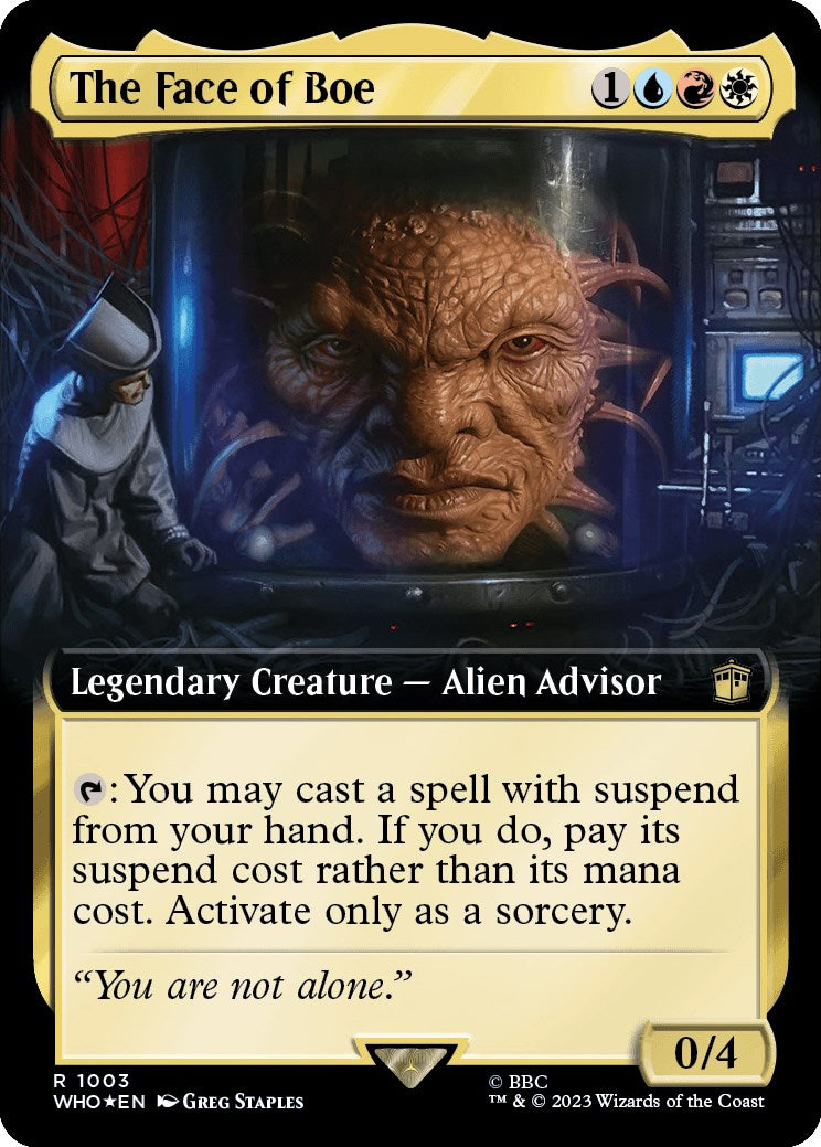 The Face of Boe (Extended Art) (Surge Foil) [Doctor Who] | Mega City Incorporated