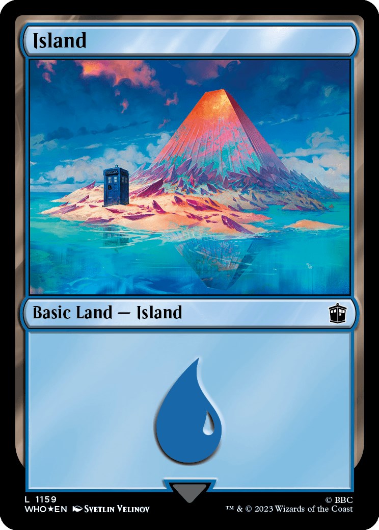 Island (1159) (Surge Foil) [Doctor Who] | Mega City Incorporated