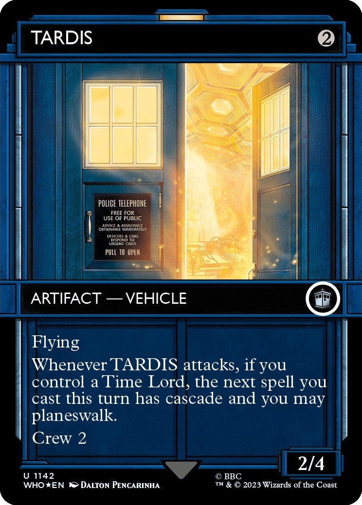 TARDIS (Showcase) (Surge Foil) [Doctor Who] | Mega City Incorporated