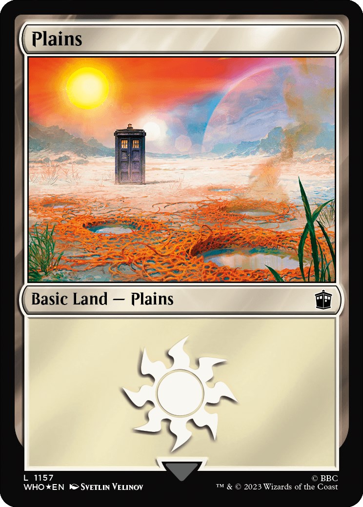 Plains (1157) (Surge Foil) [Doctor Who] | Mega City Incorporated