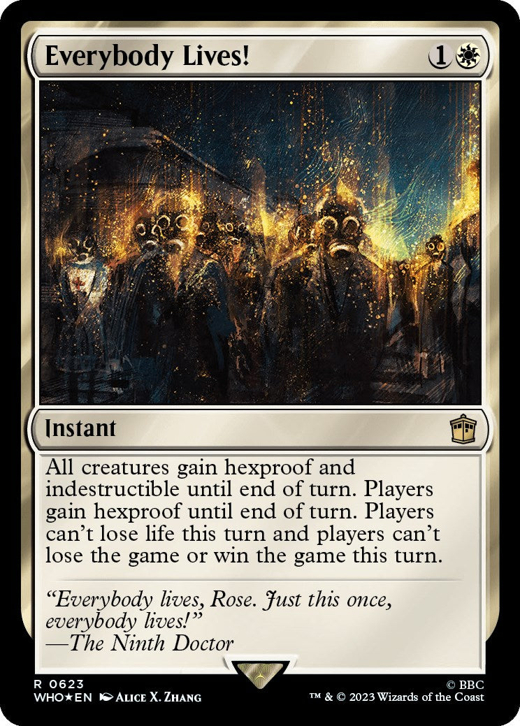 Everybody Lives! (Surge Foil) [Doctor Who] | Mega City Incorporated