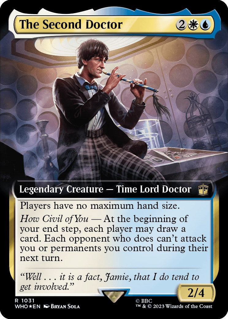 The Second Doctor (Extended Art) (Surge Foil) [Doctor Who] | Mega City Incorporated