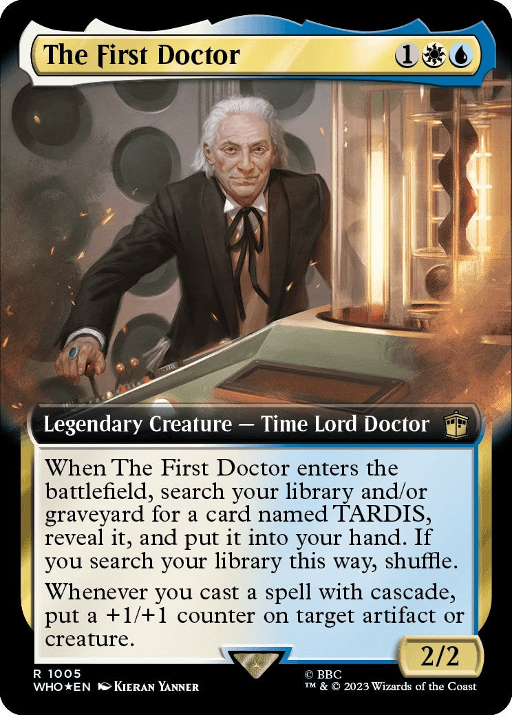 The First Doctor (Extended Art) (Surge Foil) [Doctor Who] | Mega City Incorporated