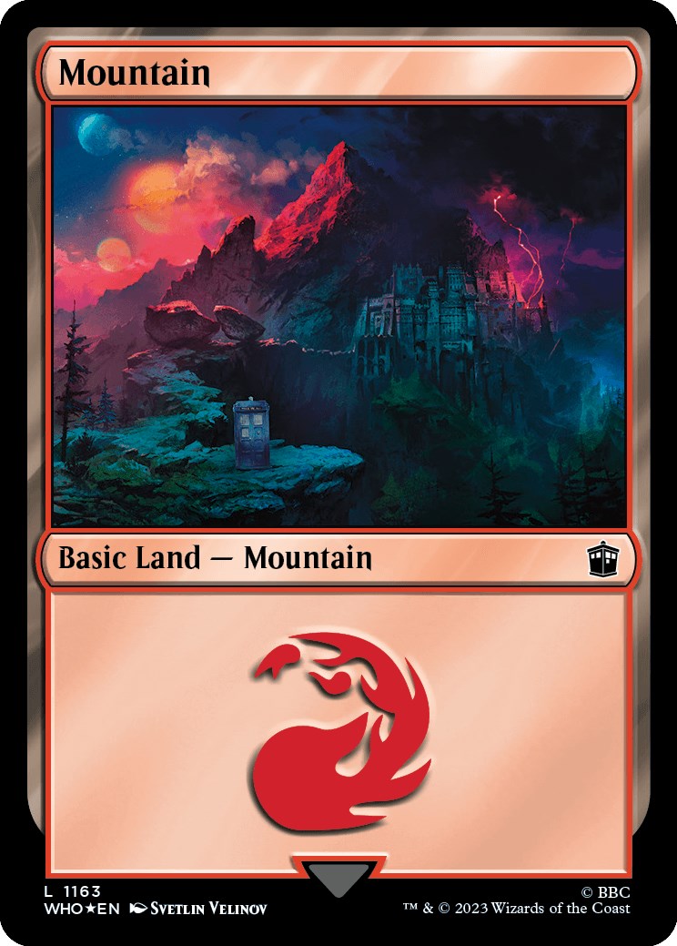 Mountain (1163) (Surge Foil) [Doctor Who] | Mega City Incorporated
