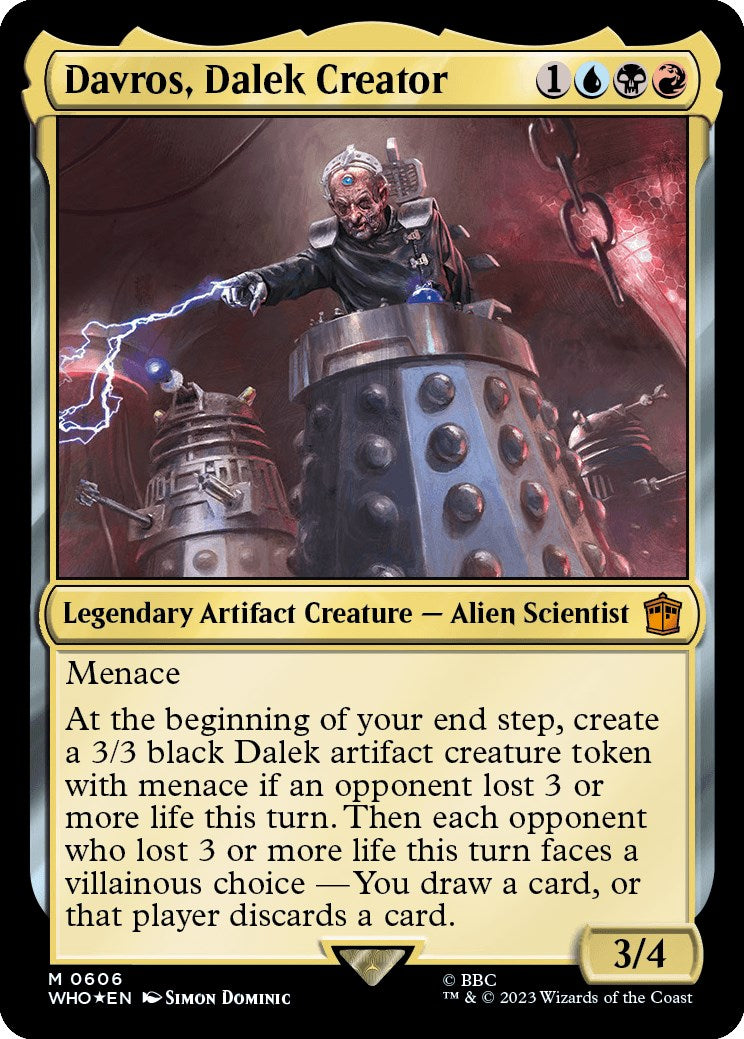 Davros, Dalek Creator (Surge Foil) [Doctor Who] | Mega City Incorporated