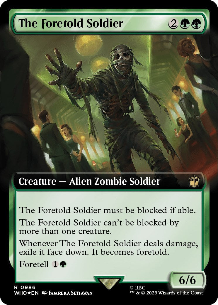 The Foretold Soldier (Extended Art) (Surge Foil) [Doctor Who] | Mega City Incorporated