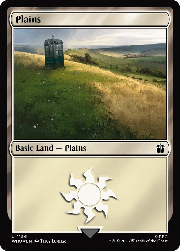 Plains (1156) (Surge Foil) [Doctor Who] | Mega City Incorporated