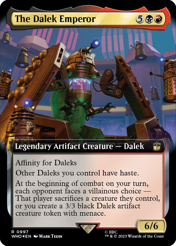 The Dalek Emperor (Extended Art) (Surge Foil) [Doctor Who] | Mega City Incorporated