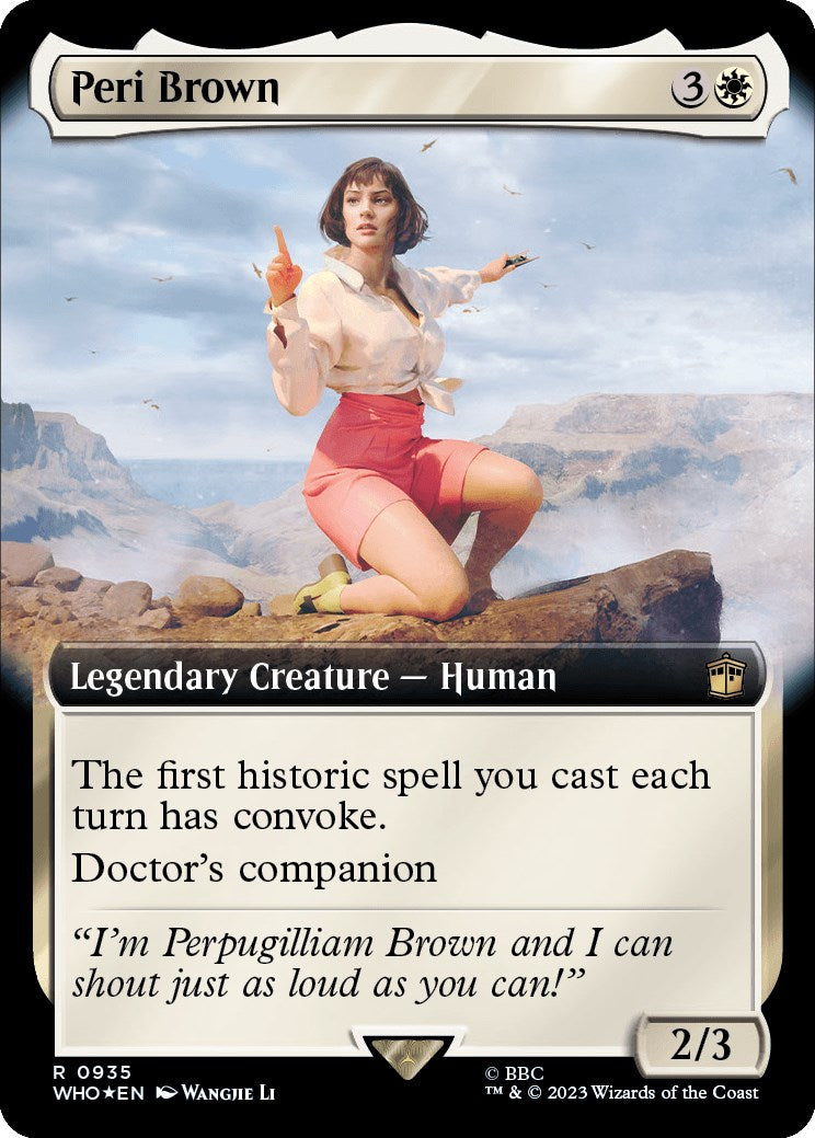 Peri Brown (Extended Art) (Surge Foil) [Doctor Who] | Mega City Incorporated