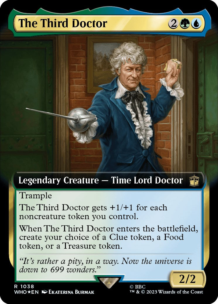 The Third Doctor (Extended Art) (Surge Foil) [Doctor Who] | Mega City Incorporated