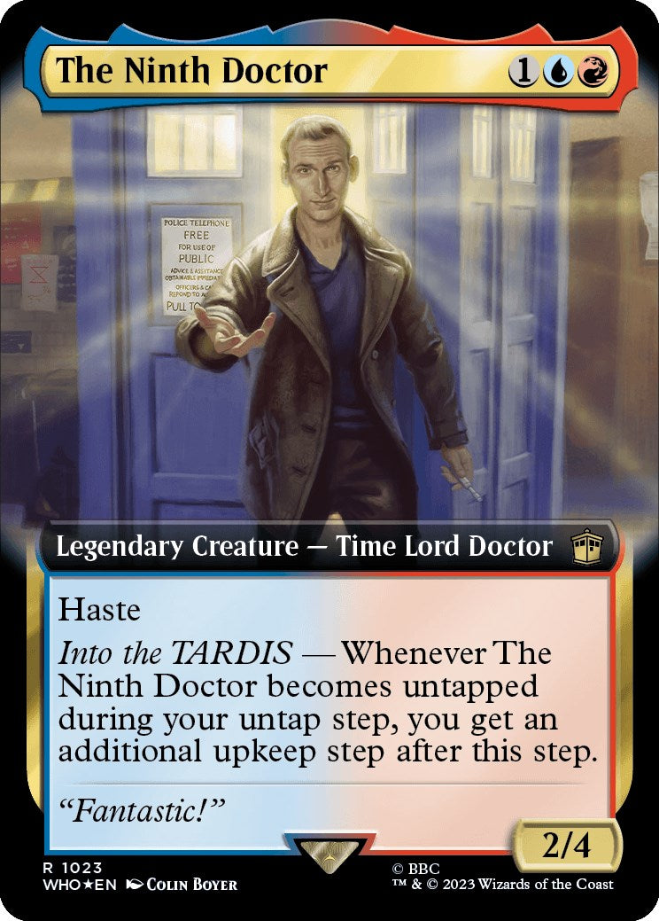 The Ninth Doctor (Extended Art) (Surge Foil) [Doctor Who] | Mega City Incorporated