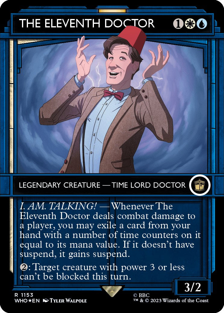 The Eleventh Doctor (Showcase) (Surge Foil) [Doctor Who] | Mega City Incorporated