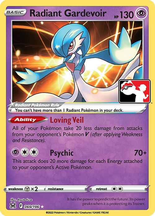 Radiant Gardevoir (069/196) [Prize Pack Series Three] | Mega City Incorporated