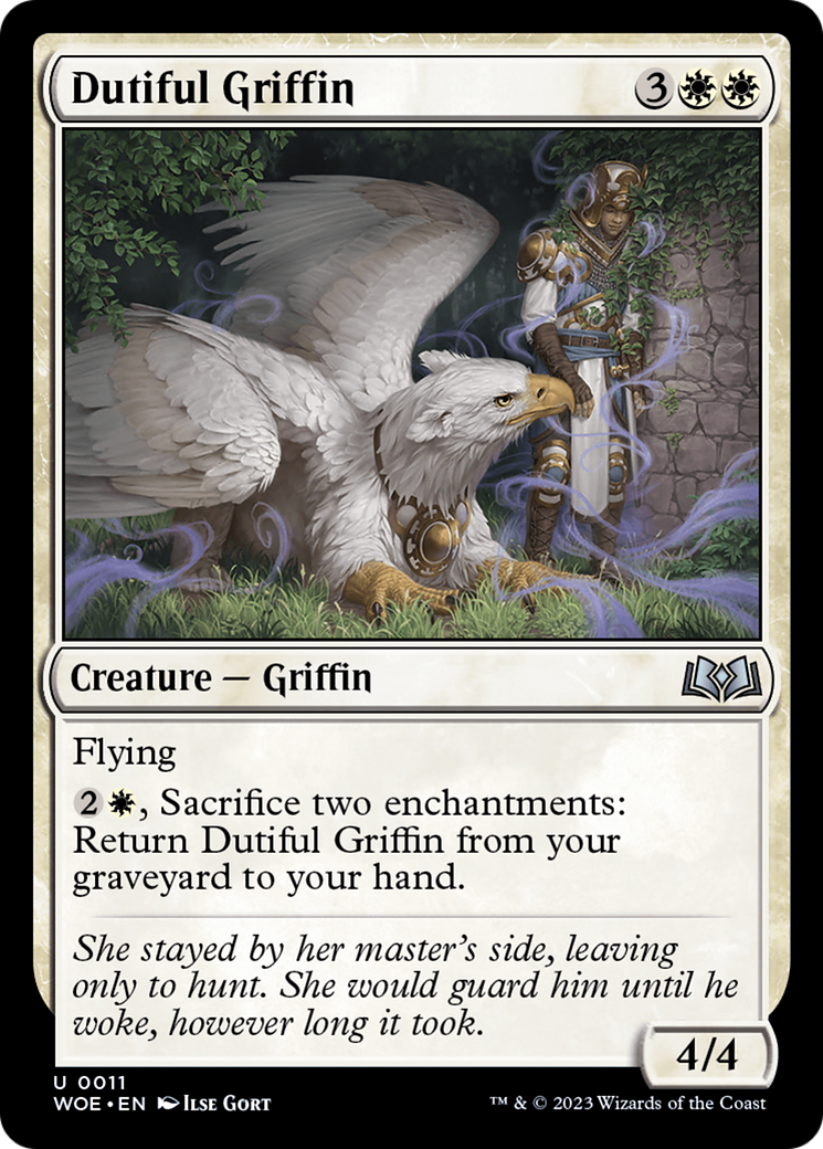 Dutiful Griffin [Wilds of Eldraine] | Mega City Incorporated