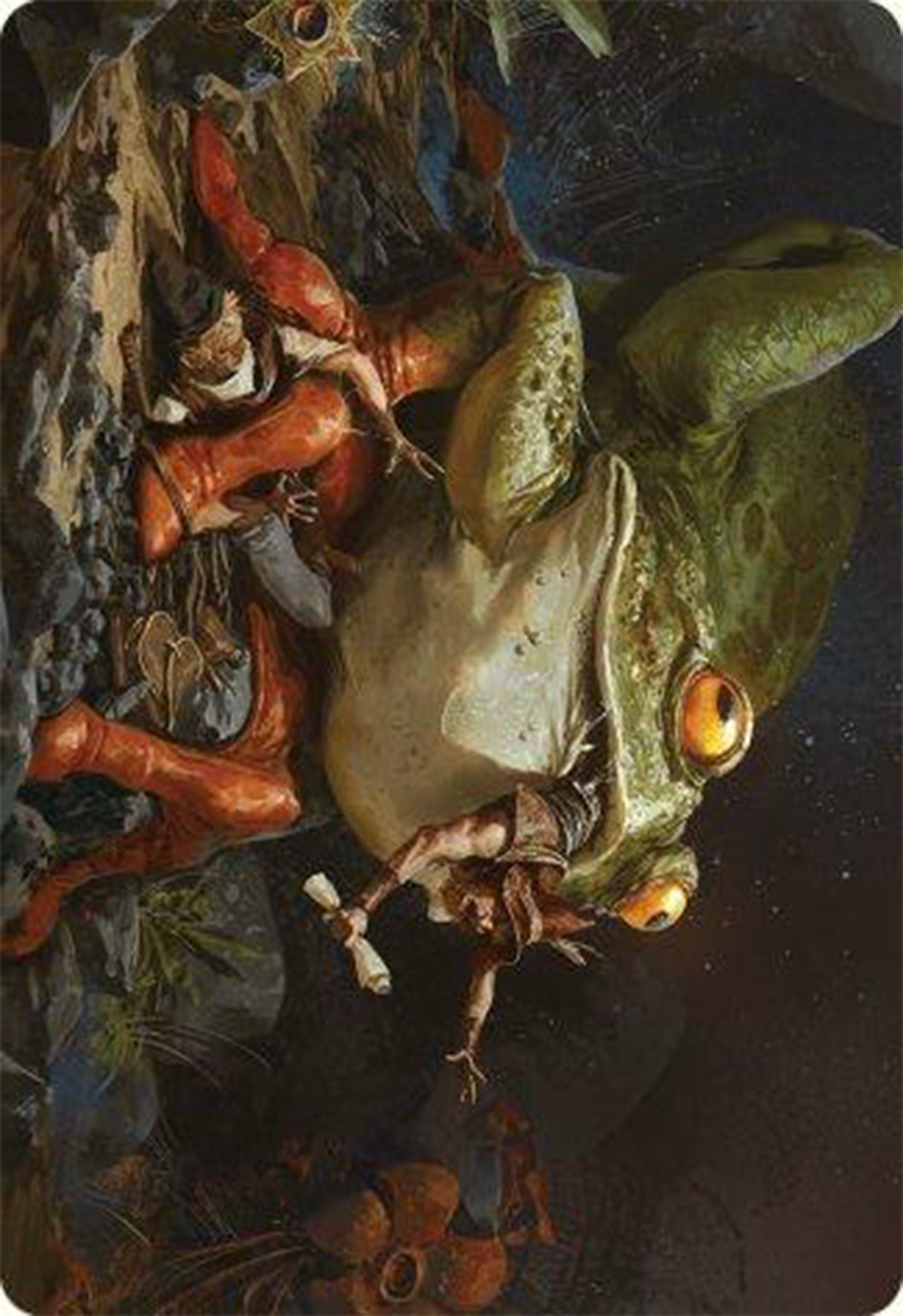 Rampant Frogantua Art Card [Modern Horizons 3 Art Series] | Mega City Incorporated