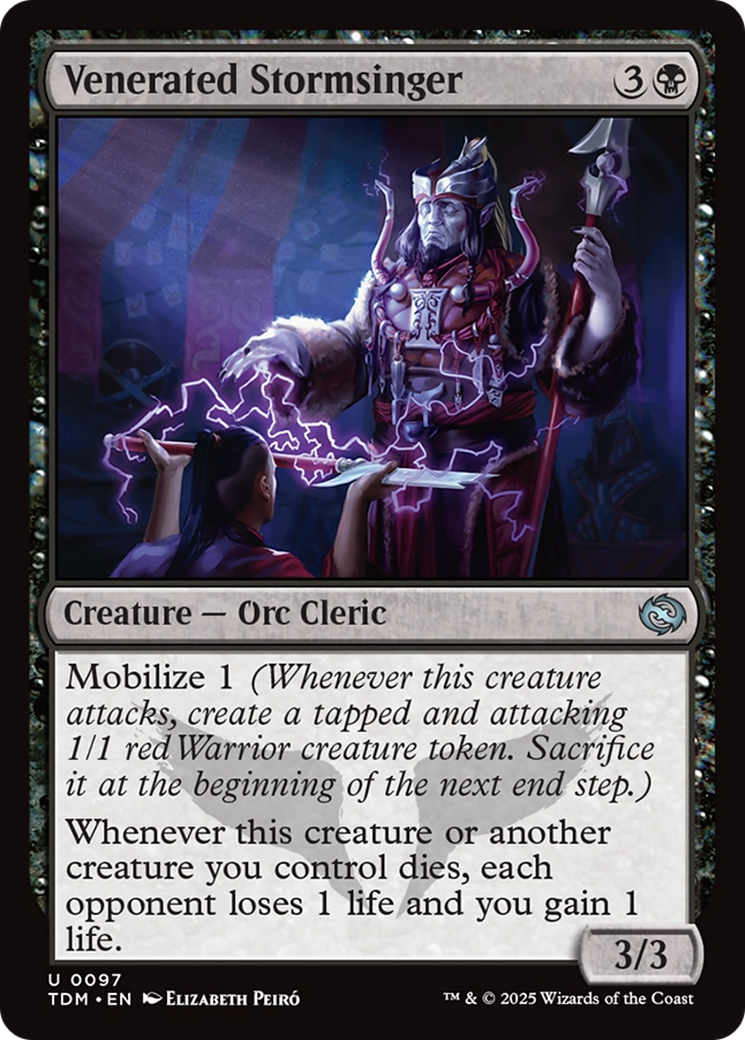 Venerated Stormsinger [Tarkir: Dragonstorm] | Mega City Incorporated