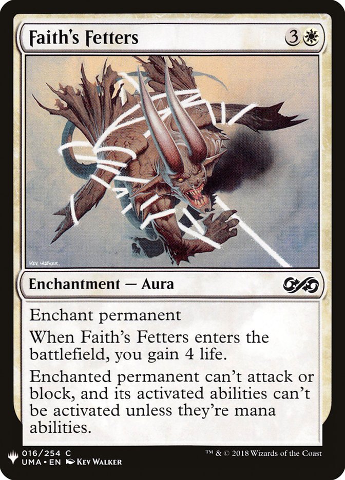 Faith's Fetters [Mystery Booster] | Mega City Incorporated