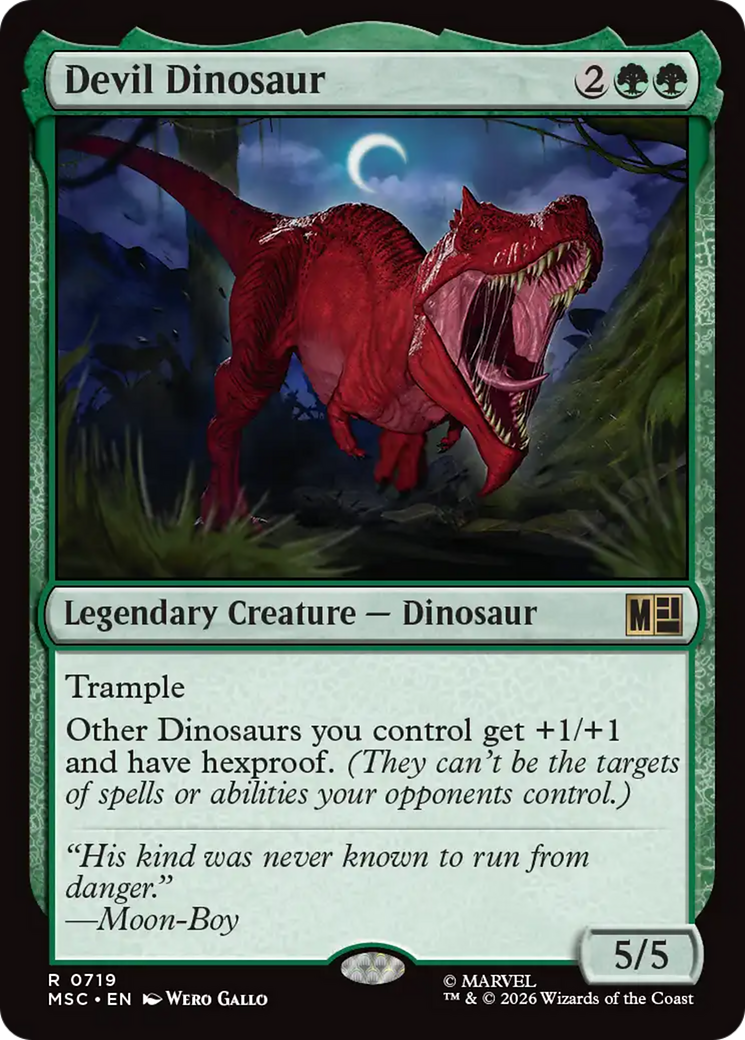 Devil Dinosaur [Marvel Super Heroes Commander] | Mega City Incorporated