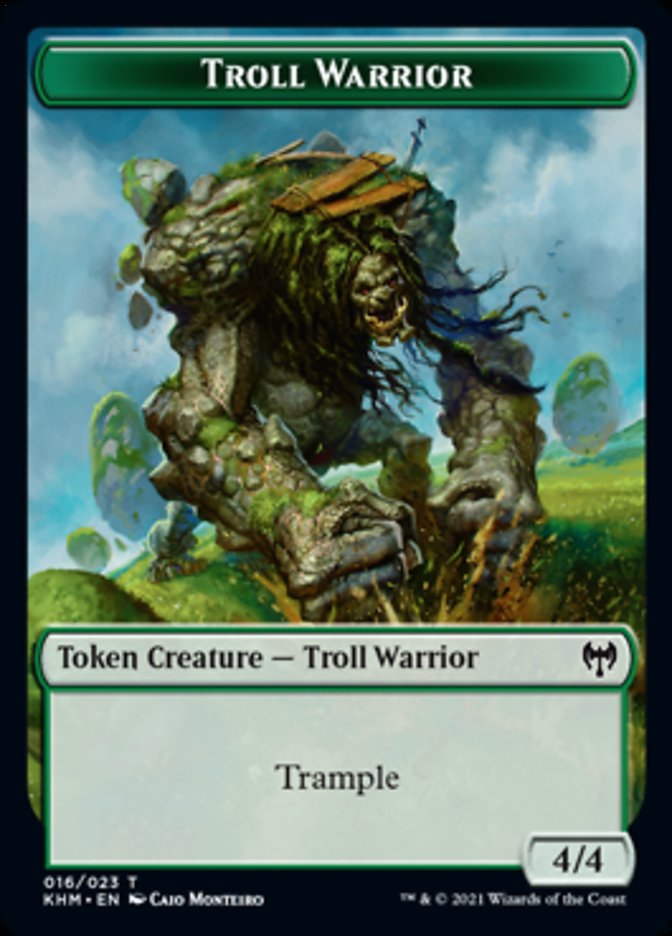Troll Warrior Token [Kaldheim Tokens] | Mega City Incorporated