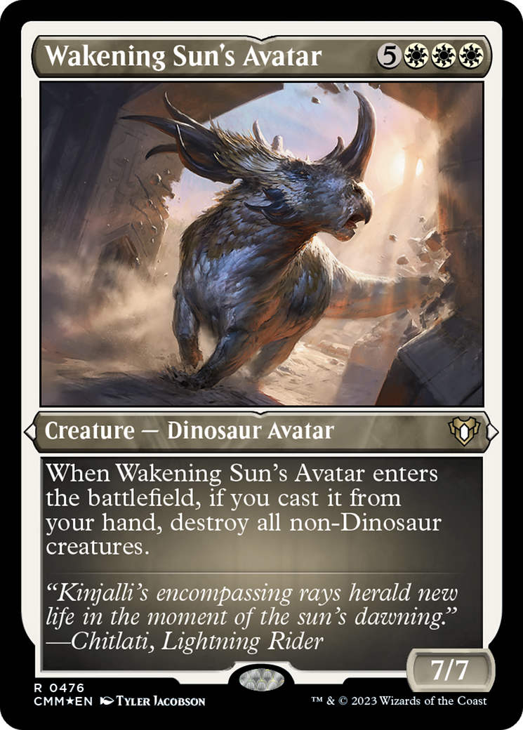 Wakening Sun's Avatar (Foil Etched) [Commander Masters] | Mega City Incorporated