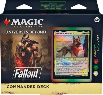 Fallout MTG Scrappy Survivor Commander Deck | Mega City Incorporated