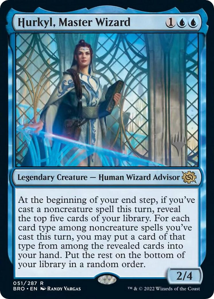 Hurkyl, Master Wizard (Promo Pack) [The Brothers' War Promos] | Mega City Incorporated