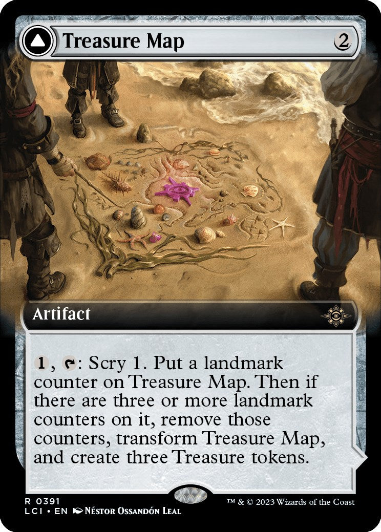 Treasure Map // Treasure Cove (Extended Art) [The Lost Caverns of Ixalan] | Mega City Incorporated
