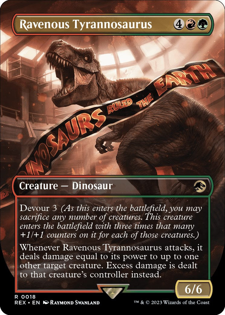 Ravenous Tyrannosaurus (Borderless) [Jurassic World Collection] | Mega City Incorporated