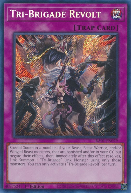 Tri-Brigade Revolt [RA01-EN079] Secret Rare | Mega City Incorporated