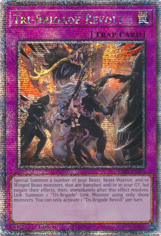 Tri-Brigade Revolt [RA01-EN079] Quarter Century Secret Rare | Mega City Incorporated