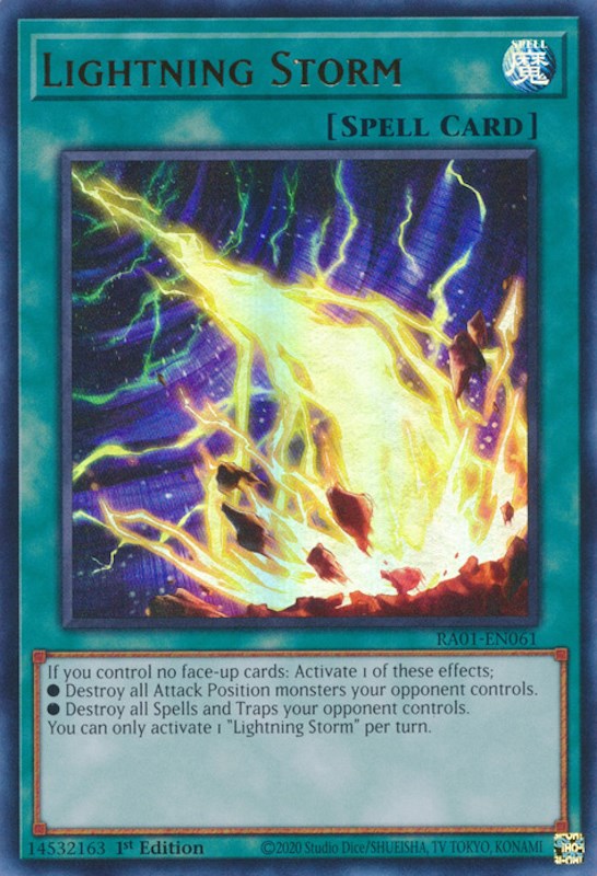 Lightning Storm [RA01-EN061] Ultra Rare | Mega City Incorporated