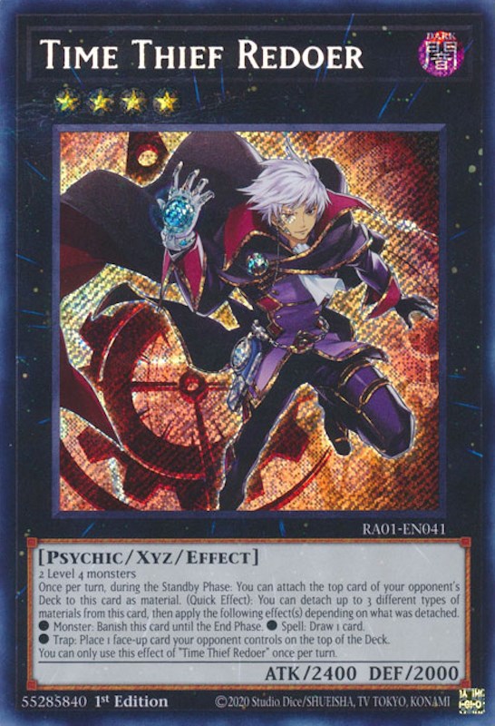 Time Thief Redoer [RA01-EN041] Secret Rare | Mega City Incorporated