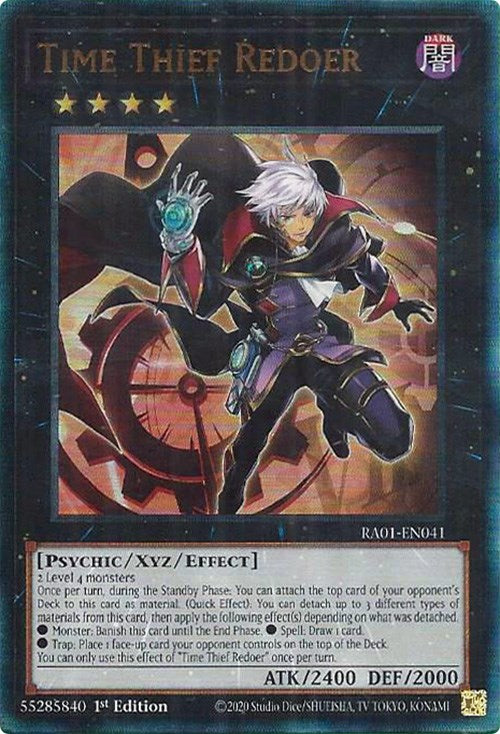 Time Thief Redoer [RA01-EN041] Prismatic Ultimate Rare | Mega City Incorporated