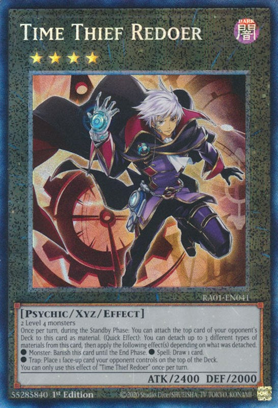Time Thief Redoer [RA01-EN041] Prismatic Collector's Rare | Mega City Incorporated