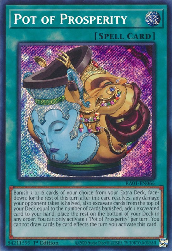 Pot of Prosperity [RA01-EN066] Secret Rare | Mega City Incorporated