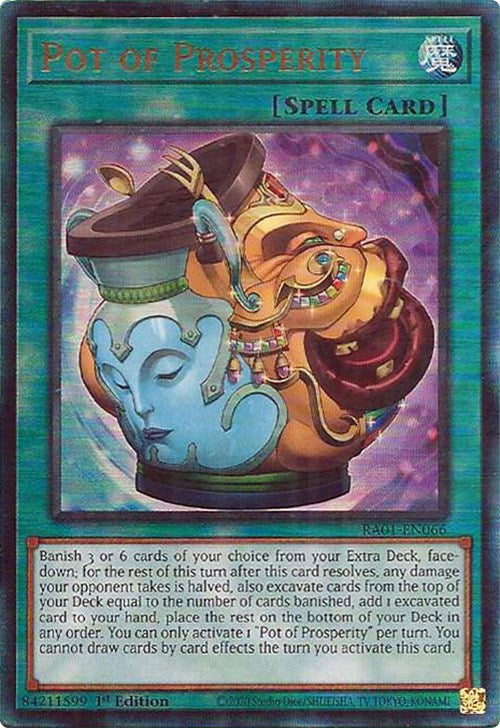 Pot of Prosperity [RA01-EN066] Prismatic Ultimate Rare | Mega City Incorporated