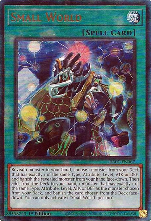 Small World [RA01-EN067] Prismatic Ultimate Rare | Mega City Incorporated