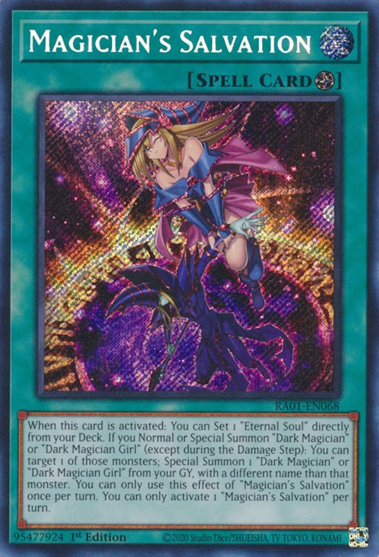 Magician's Salvation [RA01-EN068] Secret Rare | Mega City Incorporated