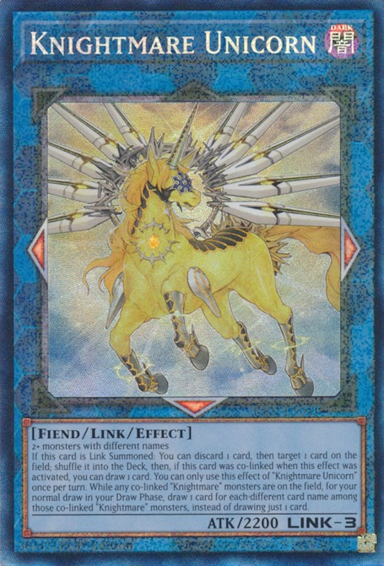 Knightmare Unicorn [RA01-EN043] Prismatic Collector's Rare | Mega City Incorporated