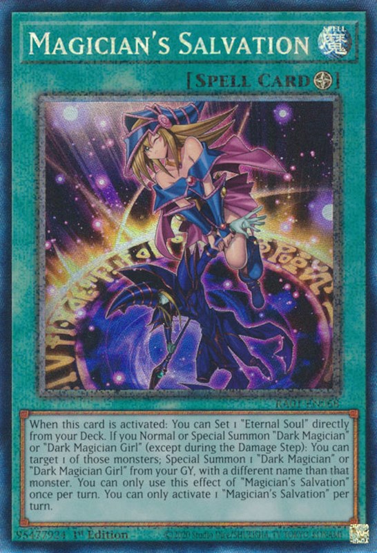 Magician's Salvation [RA01-EN068] Prismatic Collector's Rare | Mega City Incorporated