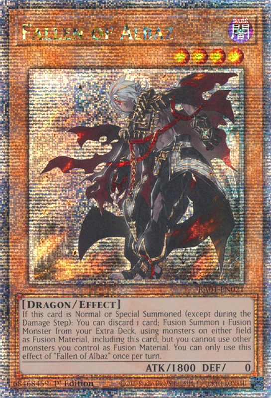 Fallen of Albaz [RA01-EN021] Quarter Century Secret Rare | Mega City Incorporated