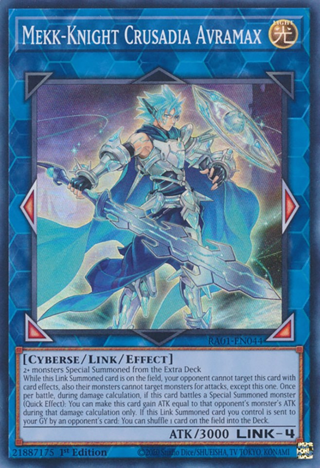 Mekk-Knight Crusadia Avramax [RA01-EN044] Super Rare | Mega City Incorporated