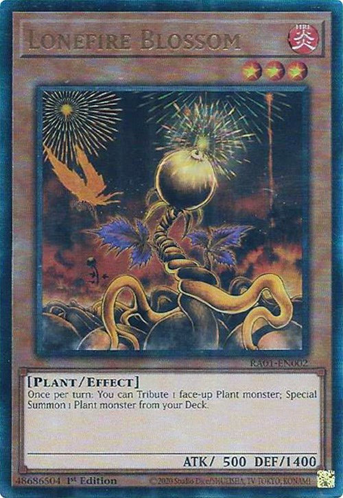 Lonefire Blossom [RA01-EN002] Prismatic Ultimate Rare | Mega City Incorporated