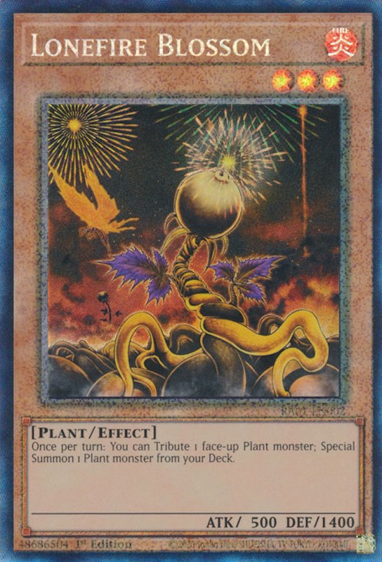 Lonefire Blossom [RA01-EN002] Prismatic Collector's Rare | Mega City Incorporated