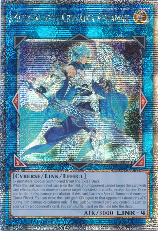 Mekk-Knight Crusadia Avramax [RA01-EN044] Quarter Century Secret Rare | Mega City Incorporated